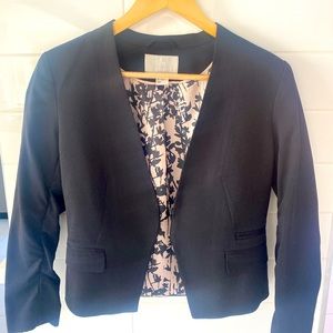 H & M black crop jacket